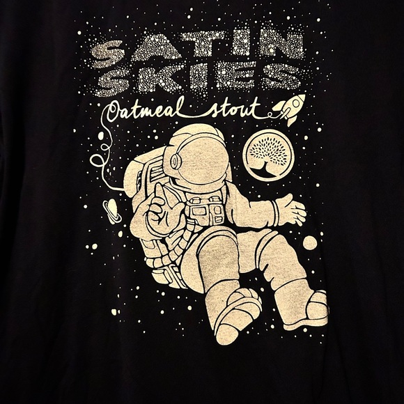 Bella Canvas Black Tee with Astronaut Design - Picture 2 of 5